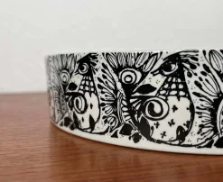 Moderne Dänische Mid-Century Flora Schale von Bjørn Wiinblad für Nymölle, Denmark, 1960er