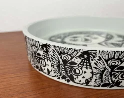 Moderne Dänische Mid-Century Flora Schale von Bjørn Wiinblad für Nymölle, Denmark, 1960er