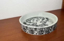 Moderne Dänische Mid-Century Flora Schale von Bjørn Wiinblad für Nymölle, Denmark, 1960er