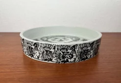 Moderne Dänische Mid-Century Flora Schale von Bjørn Wiinblad für Nymölle, Denmark, 1960er