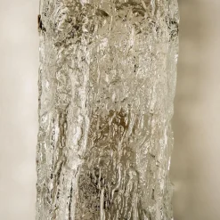 Moderne Eisglas Wandlampe von JT Kalmar, Österreich, 1960er