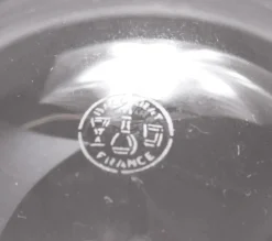 Moderne französische Kaviarschale aus Kristallglas von Baccarat, 1990er