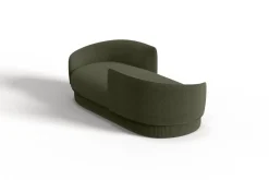 Moderne Gentle Vís a Vís aus grünem Stoff und bronzefarbenem Metall von Javier Gomez
