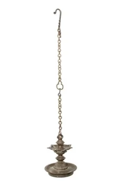 Moderne Öllampe aus Bronze aus Aceh, Indonesien, 20. Jh