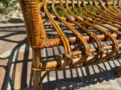 Moderne Midcentury Sofagarnitur aus Bambus Rattan, 1960er, 6