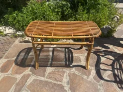 Moderne Midcentury Sofagarnitur aus Bambus Rattan, 1960er, 6