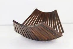 Moderner dänischer Mid-Century Korb aus Palisander, 1960er