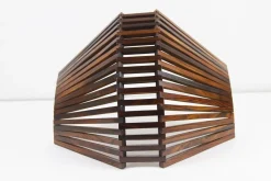 Moderner dänischer Mid-Century Korb aus Palisander, 1960er