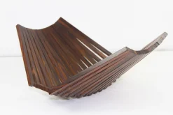 Moderner dänischer Mid-Century Korb aus Palisander, 1960er
