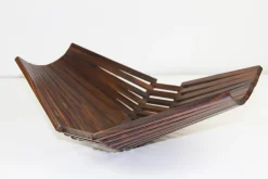 Moderner dänischer Mid-Century Korb aus Palisander, 1960er