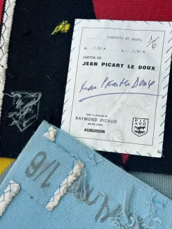 Moderner französischer Aubusson Wandteppich von Jean Picart Le Doux, 1950er