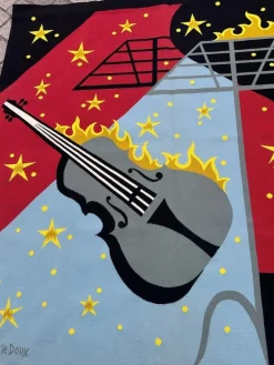 Moderner französischer Aubusson Wandteppich von Jean Picart Le Doux, 1950er