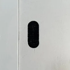 Moderner italienischer Kleiderschrank aus Holz in Hellgrau & Schwarz, 1960er