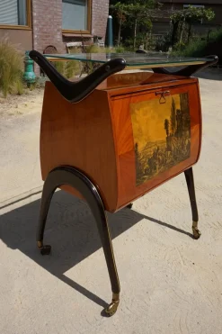 Moderner italienischer Mid-Century Cocktail Bar Schrank von Cesare Lacca, 1960er