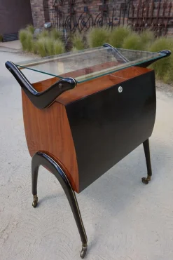 Moderner italienischer Mid-Century Cocktail Bar Schrank von Cesare Lacca, 1960er