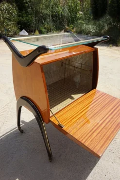 Moderner italienischer Mid-Century Cocktail Bar Schrank von Cesare Lacca, 1960er