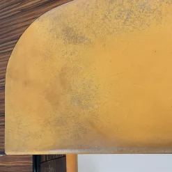 Moderner Italienischer Schreibtisch aus Stahl & Leder von Fabio Lenci, 1970er