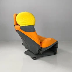Moderner italienischer Sessel oder Chaiselongue Wink Toshiyuki Kita für Cassina, 1980er Toshiyuki Kita zugeschrieben