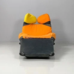 Moderner italienischer Sessel oder Chaiselongue Wink Toshiyuki Kita für Cassina, 1980er Toshiyuki Kita zugeschrieben
