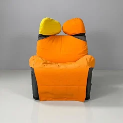 Moderner italienischer Sessel oder Chaiselongue Wink Toshiyuki Kita für Cassina, 1980er Toshiyuki Kita zugeschrieben