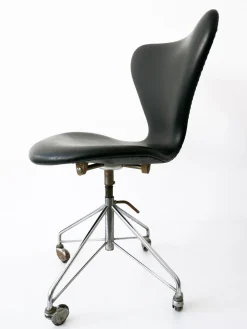 Moderner Mid-Century 3117 Bürostuhl von Arne Jacobsen für Fritz Hansen, 1960er