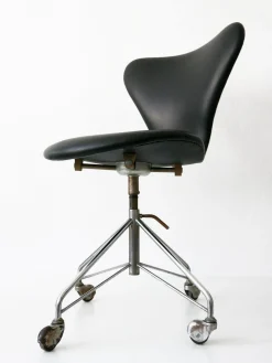 Moderner Mid-Century 3117 Bürostuhl von Arne Jacobsen für Fritz Hansen, 1960er