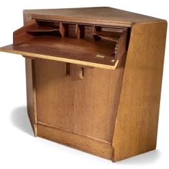 Moderner Mid-Century Eck-Sekretär mit Eichenfurnier von G-Plan, 1950er