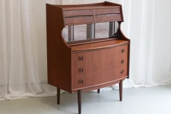 Moderner skandinavischer Sekretär aus Teak von Gunnar Falsig, 1960er