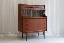 Moderner skandinavischer Sekretär aus Teak von Gunnar Falsig, 1960er