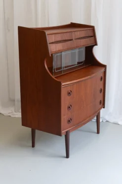 Moderner skandinavischer Sekretär aus Teak von Gunnar Falsig, 1960er