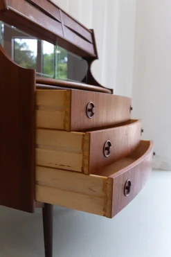 Moderner skandinavischer Sekretär aus Teak von Gunnar Falsig, 1960er