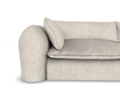 Modernes bequemes Sofa aus beigem Famiglia Stoff von Collector