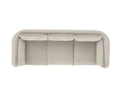 Modernes bequemes Sofa aus beigem Famiglia Stoff von Collector