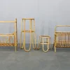 Modernes Europäisches Mid-Century Rattan Zubehörset mit Tischen und Zeitschriftenständern, 1960er, 4 . Set