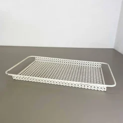 Modernes französisches Rigituelle Tablett aus Metall, Mathieu Matégot zugeschrieben, 1950er