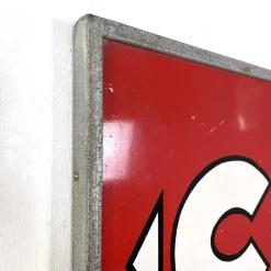 Modernes italienisches Mid-Century Ceat Werbeschild, 1950er