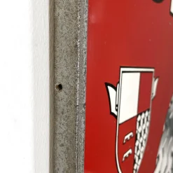 Modernes italienisches Mid-Century Ceat Werbeschild, 1950er