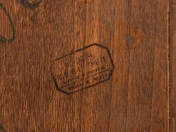 Modernes italienisches Mid-Century Sideboard aus Nussholz mit Messingmedaillons von Paolo Buffa, 1950er