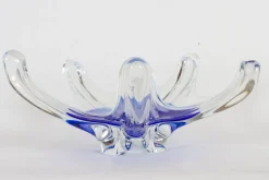 Moderne skandinavische Glasschale, 1950er