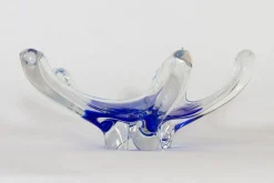 Moderne skandinavische Glasschale, 1950er