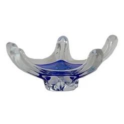 Moderne skandinavische Glasschale, 1950er