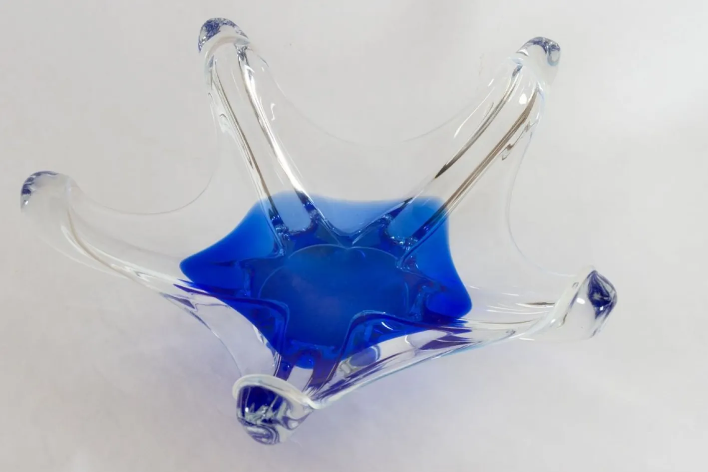 Moderne skandinavische Glasschale, 1950er