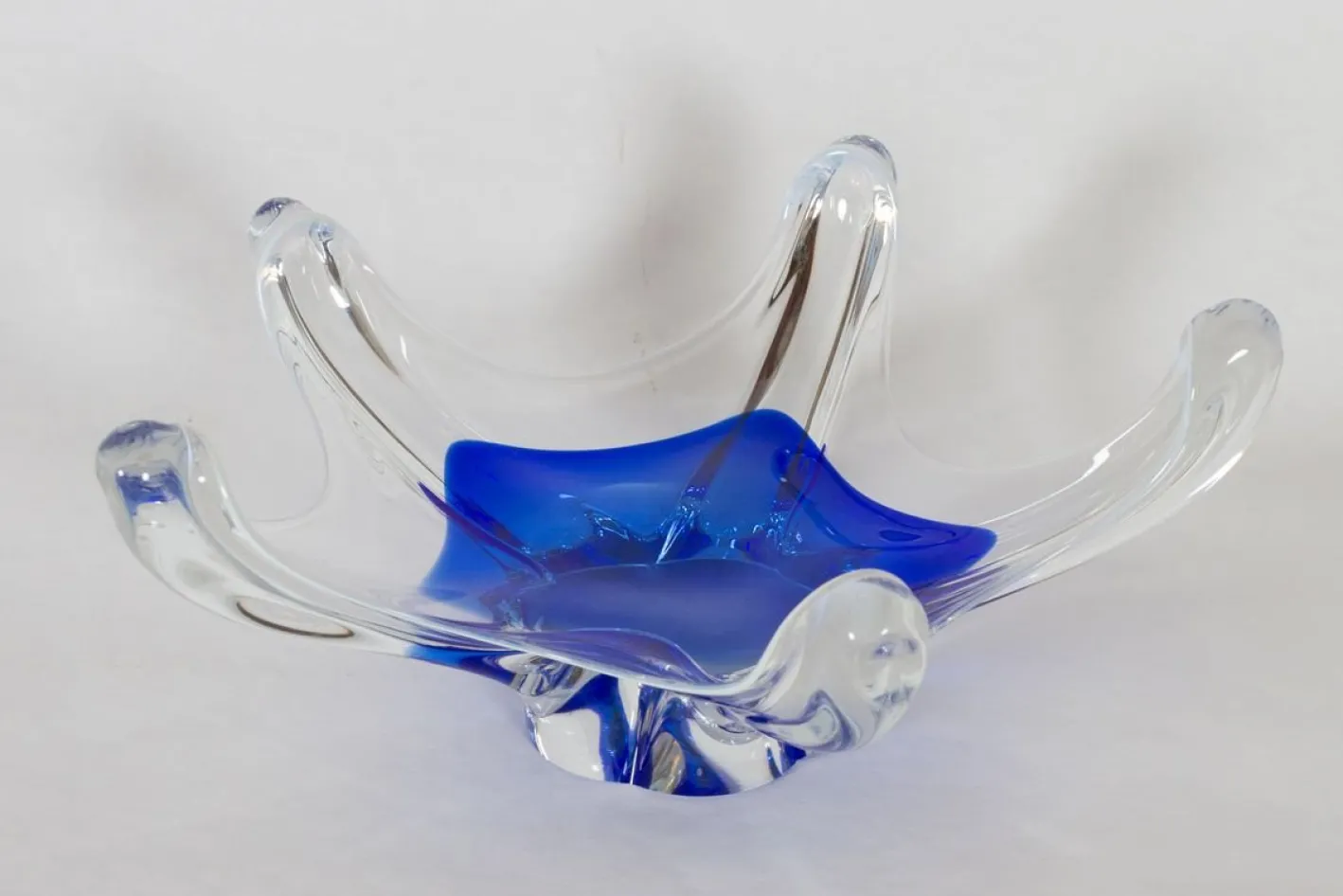 Moderne skandinavische Glasschale, 1950er