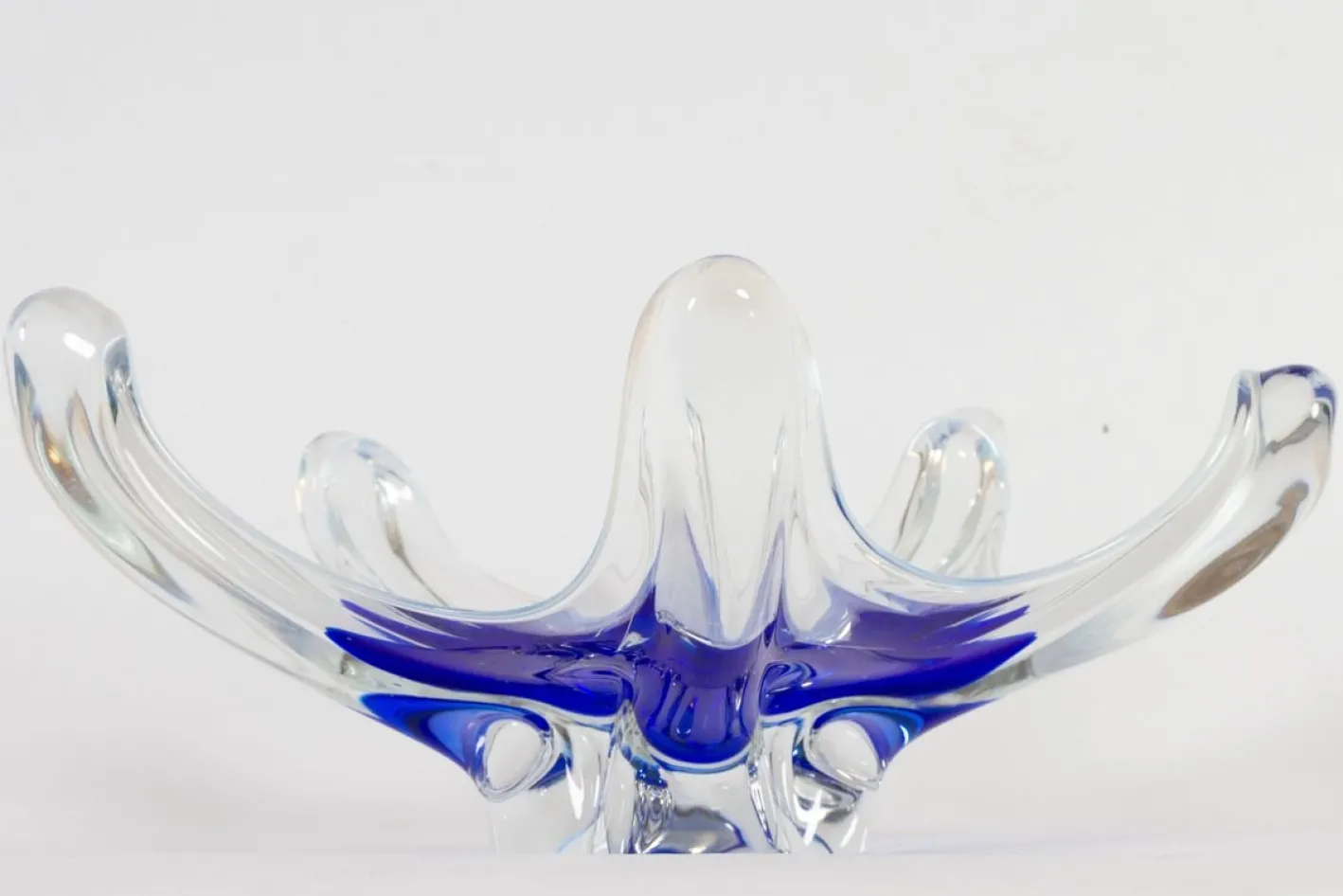Moderne skandinavische Glasschale, 1950er