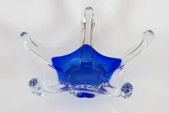 Moderne skandinavische Glasschale, 1950er