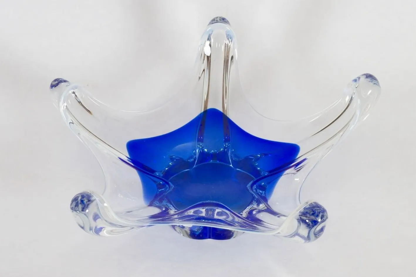 Moderne skandinavische Glasschale, 1950er