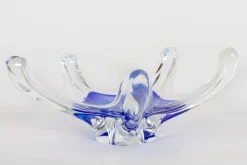 Moderne skandinavische Glasschale, 1950er