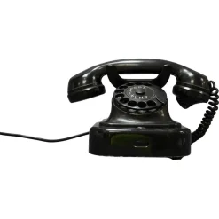 Modernes Mid-Century Bakelit Drehtelefon von Tesla, 1950er