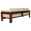 Modernes Mid-Century Bastiano 3-Sitzer Sofa aus Nussholz & Bouclé von Afra & Tobia Scarpa für Gavina, Italien, 1966