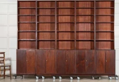 Modernes Mid-Century Bücherregal aus Mahagoni, 1960er